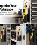 Solid Magnetic Welding Torch Holder That Clamps Securely To Any Metal Surface For Super Easy Bernzomatic MAP-Pro Access And Safe Storage With High Power Industrial Magnets mounted on toolbox and service truck.