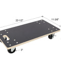 Heavy Duty 2 Pack Wooden Furniture Moving Dolly Set With Rock Solid Plywood Build And Giant 1320 Lbs Capacity to wheel couches, pianos, fridges or washing machines like a boss with smooth wheels.