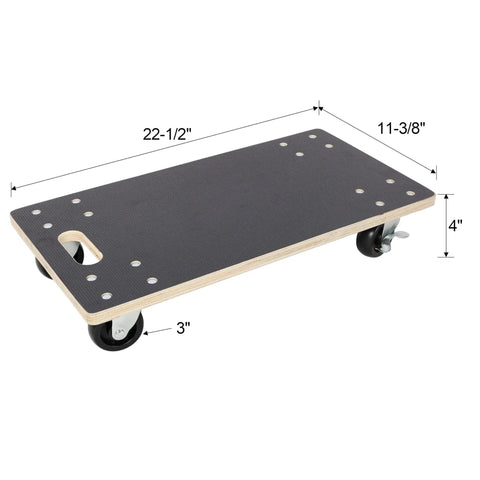 Heavy Duty 2 Pack Wooden Furniture Moving Dolly Set With Rock Solid Plywood Build And Giant 1320 Lbs Capacity to wheel couches, pianos, fridges or washing machines like a boss with smooth wheels.