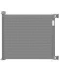 Retractable Baby Gate For Stairs And Doorways, 33-Inch Height, Expands Up To 55-Inch Width, Gray Mesh Design for indoor use