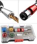 Heavy Duty Wire Strippers Tool For Drill Electric Speed Twisting Device Fast Aluminum insulation remover set with drill accessories.
