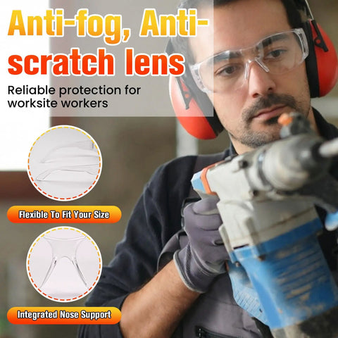 Big 30 Pack Anti Fog Safety Glasses With Clear Protective Lenses Offering Scratch And Impact Resistance Plus A Smooth Unisex Frame Ideal For Job Sites Or Weekend Chores And Real Bang For Your Buck