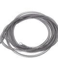 Bad To The Bone Manganese Steel Drill Powered Snake Auger with coiled cable for clearing tough clogs in pipes.