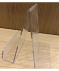 Top Notch Hot Bending Machine For Acrylic And Pvc Sheets Works Like A Champ showing an acrylic support stand on a wooden surface.