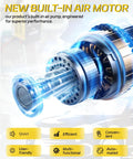 Solary car smoke machine with built-in air motor; blue metal body, 12V DC EVAP tester for vacuum leaks.