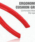 Close-up of ergonomic cushion grip on 6.5 Inch Screw Extractor Pliers With Non Slip Jaws For Quick Removal Of Damaged Or Rusted Fasteners.
