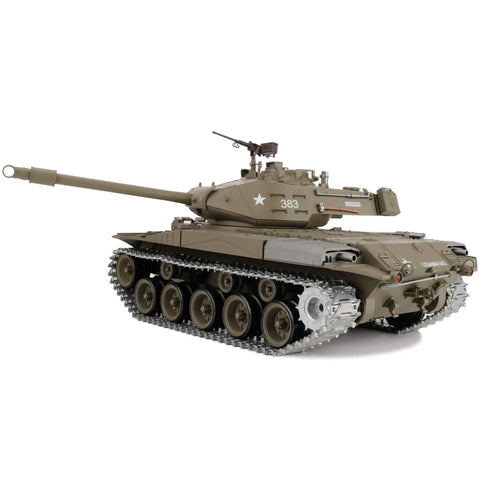 One Sixteenth Scale US M41A3 Walker Bulldog RC Tank With 2.4GHz Radio Control, 360 Degree Turret, Steel Gearbox, Metal Tracks