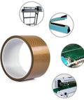 High Temperature Teflon Tape For Vacuum Sealer And Hand Impulse Sealers 2 Inch Wide 33 Feet Long Zero Point Thirteen Millimeter Thick