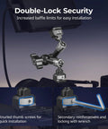 7 Inch Magic Arm With 1/4-20 Screws And Spring Loaded Pins 1.5 Kg Load Capacity 360 Degree Dual Ball Head Non Slip Design.