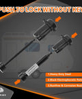 Keyed Alike Trailer Hitch Lock Set For Two Inch And Two Point Five Inch Receivers Heavy Duty Five Eighth Inch Pin for RV Security