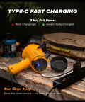 2 Pack Rechargeable Spotlight Flashlights 1,000,000 Lumen Beast Bright IP67 Waterproof Handheld Search Light USB-C charging