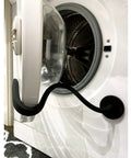 Magnetic Front Load Washer Door Prop Flexible Door Holder To Keep Washer Dry And Ventilated Prevent Odor Build Up Round Black Design