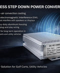 Real Deal Straight Up Solid 48V To 12V DC DC Step Down Converter For Electric Golf Carts 240W 20A Non Isolated Voltage Reducer with aluminum housing.