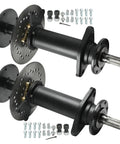 Heavy Duty 32 Inch Rear Differential Axle Kit With Six Tooth Spline Drive Shaft 25mm Four Bolt 110mm Wheel Hubs Flange For Go Karts