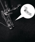 FIKLOTA 10mm low-shank straight-stitch presser foot, metal, for Singer/Brother/Janome etc.