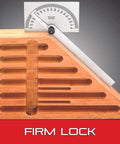 Handy Steel Protractor With Dual Graduation Scales For Bevel Setting And Angle Transfer In Woodworking And Metalworking, 6 Inch Blade.