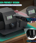 Close-up of LED voltage display and knob on Badass Compact Four In One Mini Table Saw With LED Voltage Display, Seven Speed Settings.
