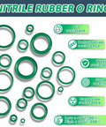 595 Piece Air Conditioning O Ring Kit With 36 Sizes Rubber O Rings For Automotive AC Compressor Repair And Plumbing Projects Ideal For DIYers And Pros