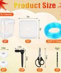 Ultimate Maple Syrup Tapping Kit includes 4.8L collection bucket, 32FT tubing, spigot, scissors, and drill bit for sap harvesting.
