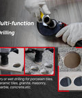 Amazon DT-DIATOOL diamond core drill bits set; 3 vacuum brazed hole saws (6/8/10 mm), 5/8-11 thread for tile and stone