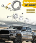 Rear Axle Bearing Retainer Inner For Toyota 4Runner 2003 To 2022 FJ Cruiser 2007 To 2014 Tacoma 2005 To 2022 Lexus GX460 2010 To 2022 GX470 2003 To 2009 Replacement 42423 60050 4242360050 Stainless Steel Beefed Up Durable Upgrade