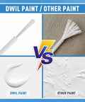 Comparison of DWIL Paint brush and texture effects versus other paint types.