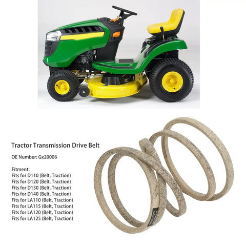 Tractor Transmission Drive Belt GX20006 Neoprene Traction Belt With Aramid Cord For Steady Power Transfer And Direct Fit Replacement