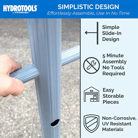 Hand assembling Premium Free Standing Poolside Towel Rack With Water Weighted Base All Weather Ready And Adjustable Three Arm Design Secure Clips For Outdoors And Indoors Drying Stand Towel Organizer For Patio And Pool Area
