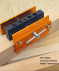 Self Centering Doweling Jig With Aluminum Alloy Body And 6mm 8mm 10mm Guide Bushings for wood assembly on wooden beams