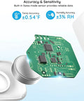 Bluetooth Hygrometer Thermometer Mini Wireless Humidity Sensor with Notification Alerts and Swiss-made sensor