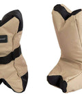 DeadShot Combo Accessory for AR Style Rifles, Beefy Nylon Build, showing two tan and black shooting bags with logo.