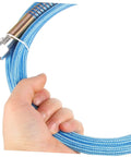 Hand holding Workhorse High Pressure Steam Tube Replacement Flexible Steam Iron Cleaner Hose with PTFE Material