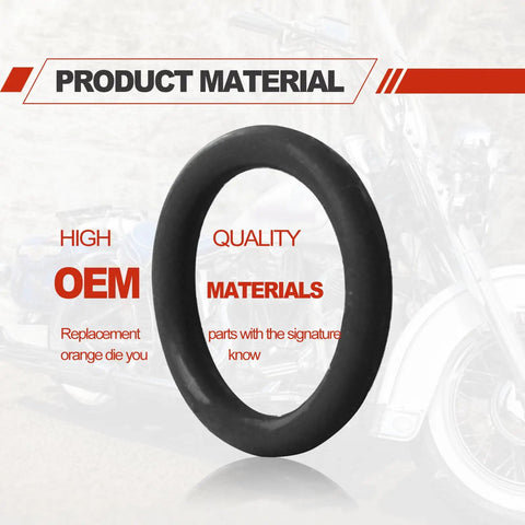 50 Pack Oil Drain Plug O Rings Replacement Set For Bikes Nitrile Rubber O Ring Gasket Seals Black OEM Quality Fits Most Cruisers And Touring Bikes Prevents Leaks And Keeps Engine Oil Contained, black nitrile O-ring close-up