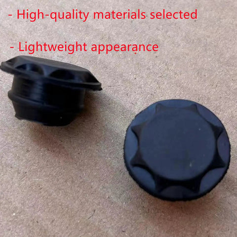 Six Pack Bike Front Fork Top Caps 0.75 Inch Dust Covers for Suspension Forks shown on a surface, highlighting durable rubber design