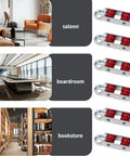 4Pcs Set Rock Solid Steel Slider Door Rollers With Silent Dual Nylon Wheels 16Mm Double Groove Design Self Adjusting Tray for cabinet glide upgrades.