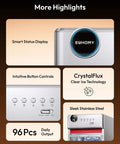 Elite Countertop Clear Ice Ball Maker Featuring Smart App Control And Reliable WiFi Connectivity Plus A Built In Twenty Four Hour Timer with Smart Status Display.