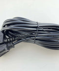 8 Foot Heavy Duty AC Power Cord For Scales And Food Price Displays Plug In Replacement Part Fits Digital Price Tags Produce Meat And Deli Counters 60Lb Capacity UL Listed RoHS Black