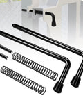 Quality Life 819T Trailer Gate Spring Pin Latch Kit 8.5in Black-2pack includes heavy-duty latch pins and springs.