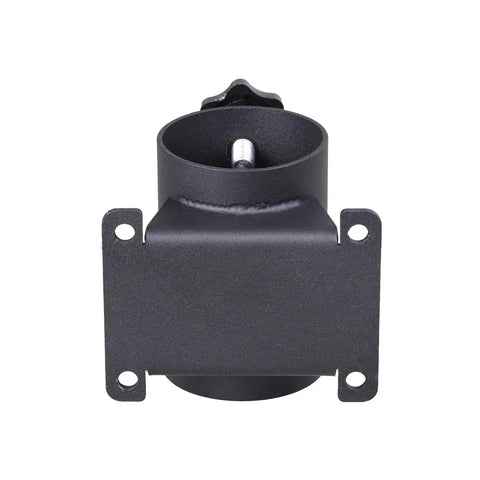 Heavy Duty Metal Patio Umbrella Holder Stand With Clip Mount Bracket for Railings and Decks, easy install.
