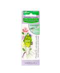 Flat Tip Embroidery Needle Threader For Thick Threads And Any Embroidery Needles Apple Green in packaging with floral design