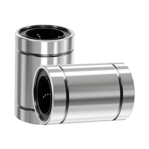4 Pcs LM4UU Linear Ball Bearings 4mm Bore 8mm OD 12mm Length With Double Side Rubber Seal For CNC And 3D Printer Motion Systems