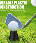 Eight Piece Golf Tees Set For Indoor Simulator And Practice Mat Plastic Tees With Consistent Height, golf club hitting ball