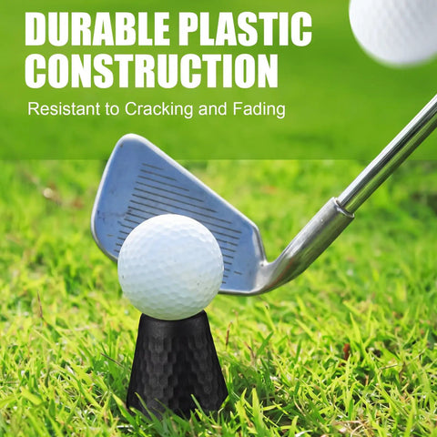 Eight Piece Golf Tees Set For Indoor Simulator And Practice Mat Plastic Tees With Consistent Height, golf club hitting ball