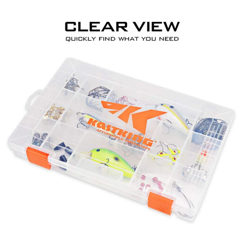 Durable Plastic Tackle Box Set With Removable Dividers For Easy Gear Organization, BPA Free 3600 Tackle Trays