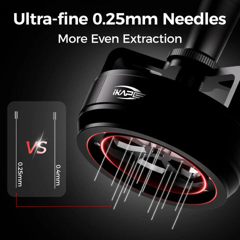 Kick Up Your Espresso Game With This Heavy Duty 58mm WDT Tool Featuring 14 Micron Needles To Crush Clumps And Stop Channeling Auto Rotate Grip Adjustable Depth Magnetic Dock Home Setup Essential with ultra-fine 0.25mm needles.