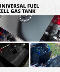 1 Gallon Aluminum Fuel Cell Gas Tank With Cap Street Drift Black Built For Street Racers Not For E85 Gasoline Or Methanol Ethanol