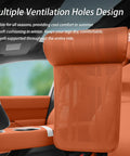 Ultimate Car Seat Leg Extender Cushion For Mini Cooper Se Convertible Jcw Electric Drives Adds Cool Ventilated Support Pad with mesh design.