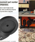 Two Pack Replacement Hand Wheel for Table Saw 089290001054 Fits Model R4513 shown next to compatible table saw for easy install