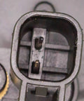 Close-up of electrical connector on Two-Piece Rear Wheel Bearing And Hub Assembly Set, DIY Friendly, For Ford C-Max, Escape And Lincoln MKC