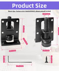 16 Piece Adjustable Leveling Feet Set For Cabinets, Wardrobes, And Tables, dimensions and components overview